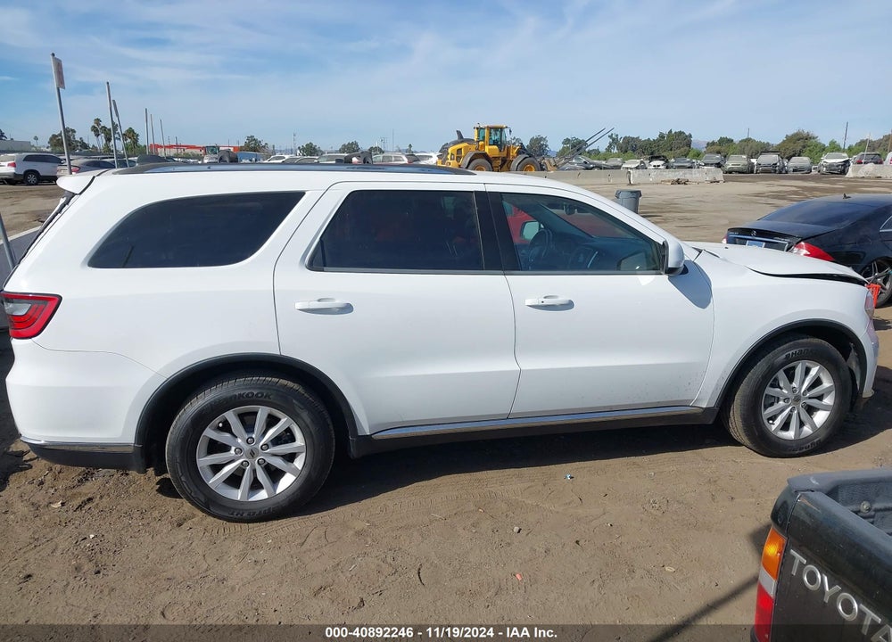 2020 DODGE DURANGO SXT PLUS RWD VIN: 1C4RDHAG7LC129748
