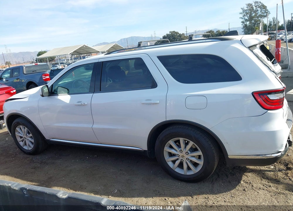 2020 DODGE DURANGO SXT PLUS RWD VIN: 1C4RDHAG7LC129748