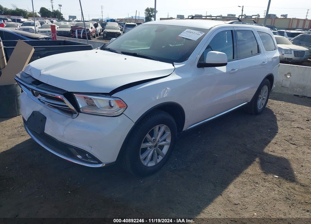 2020 DODGE DURANGO SXT PLUS RWD VIN: 1C4RDHAG7LC129748