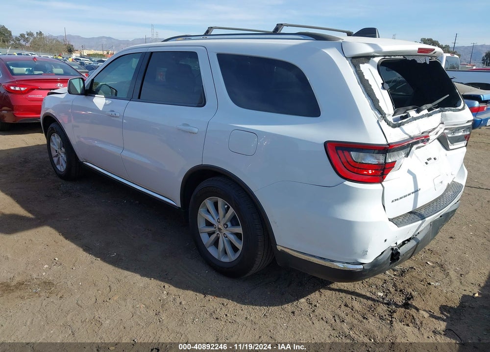 2020 DODGE DURANGO SXT PLUS RWD VIN: 1C4RDHAG7LC129748