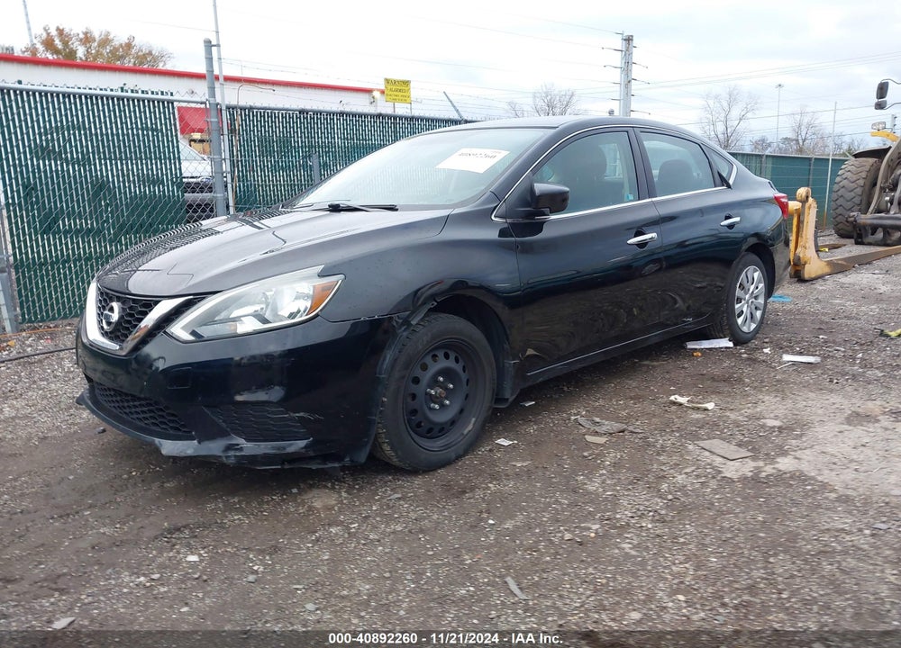2017 NISSAN SENTRA SV VIN: 3N1AB7AP6HY332659