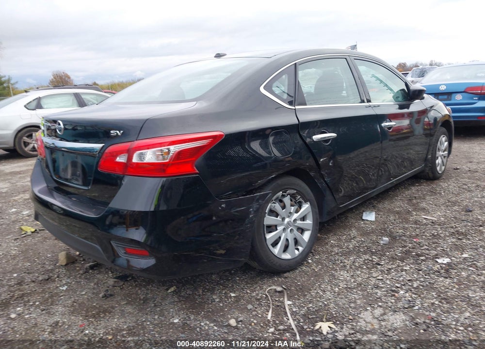 2017 NISSAN SENTRA SV VIN: 3N1AB7AP6HY332659