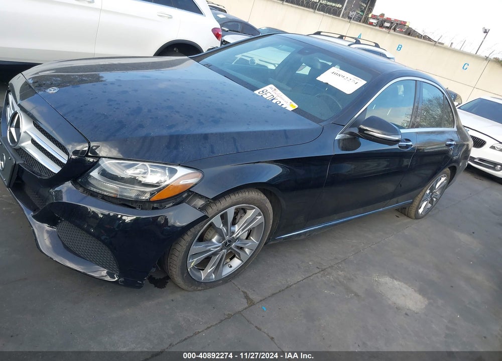 2018 MERCEDES-BENZ C 300 VIN: 55SWF4JBXJU265784