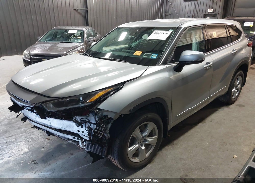 2021 TOYOTA HIGHLANDER LE VIN: 5TDBZRBH2MS109035