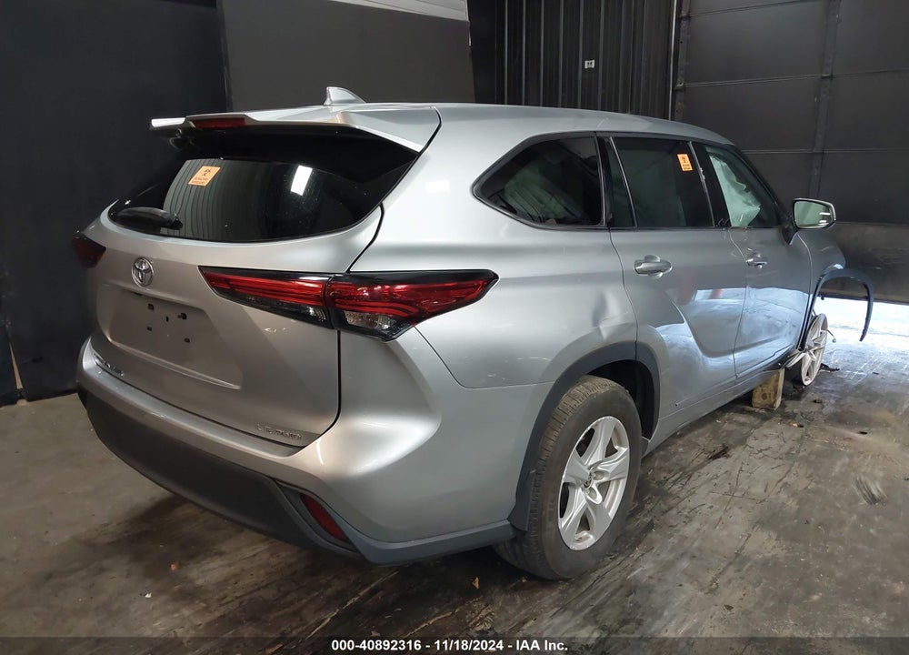 2021 TOYOTA HIGHLANDER LE VIN: 5TDBZRBH2MS109035
