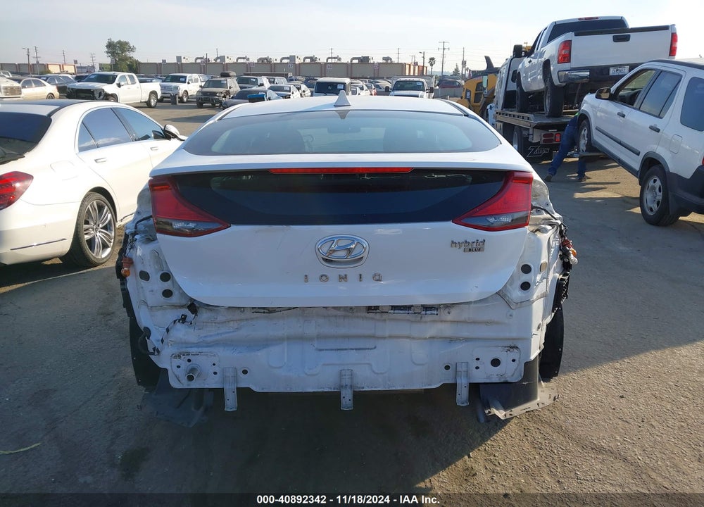 2019 HYUNDAI IONIQ HYBRID BLUE VIN: KMHC65LC0KU110410