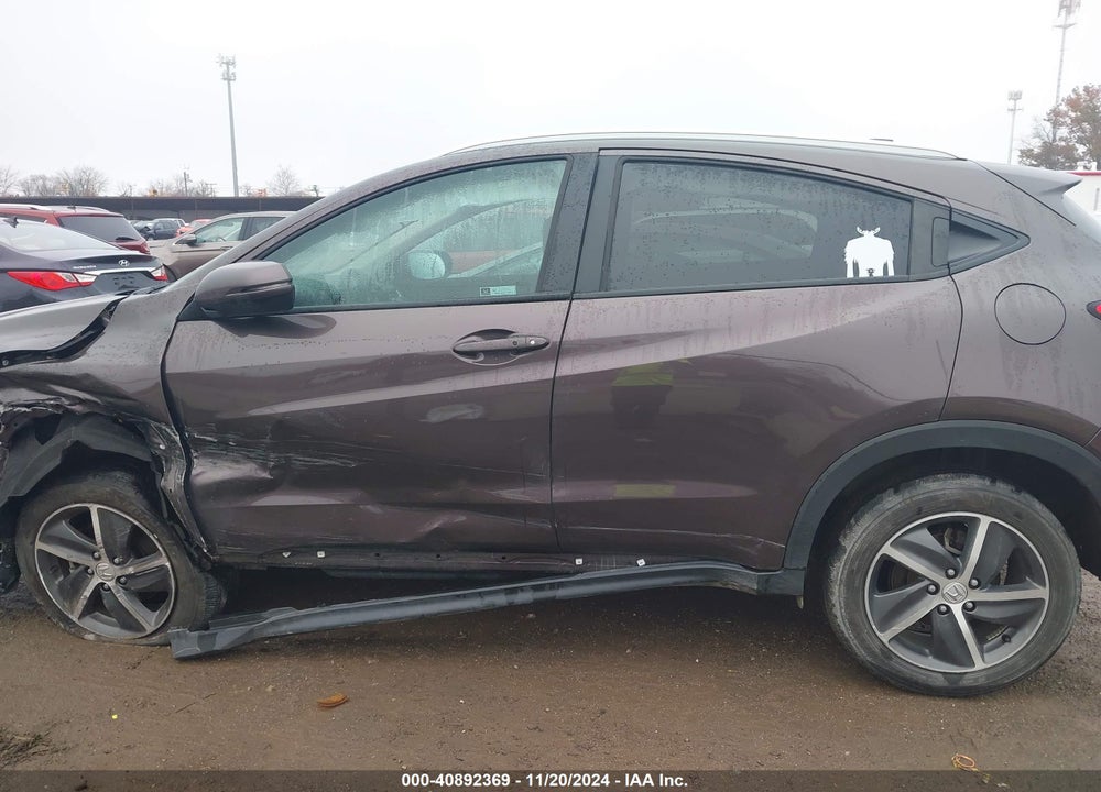 2022 HONDA HR-V AWD EX VIN: 3CZRU6H51NM733820