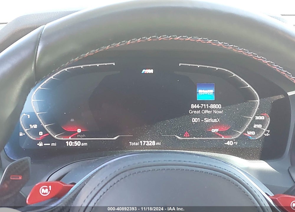 2022 BMW M4 COMPETITION VIN: WBS33AZ04NCK05557