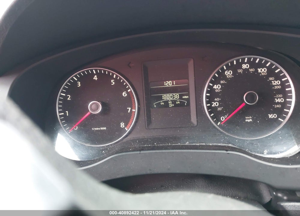 2012 VOLKSWAGEN JETTA SEDAN VIN: 3VWDX7AJXCM319529