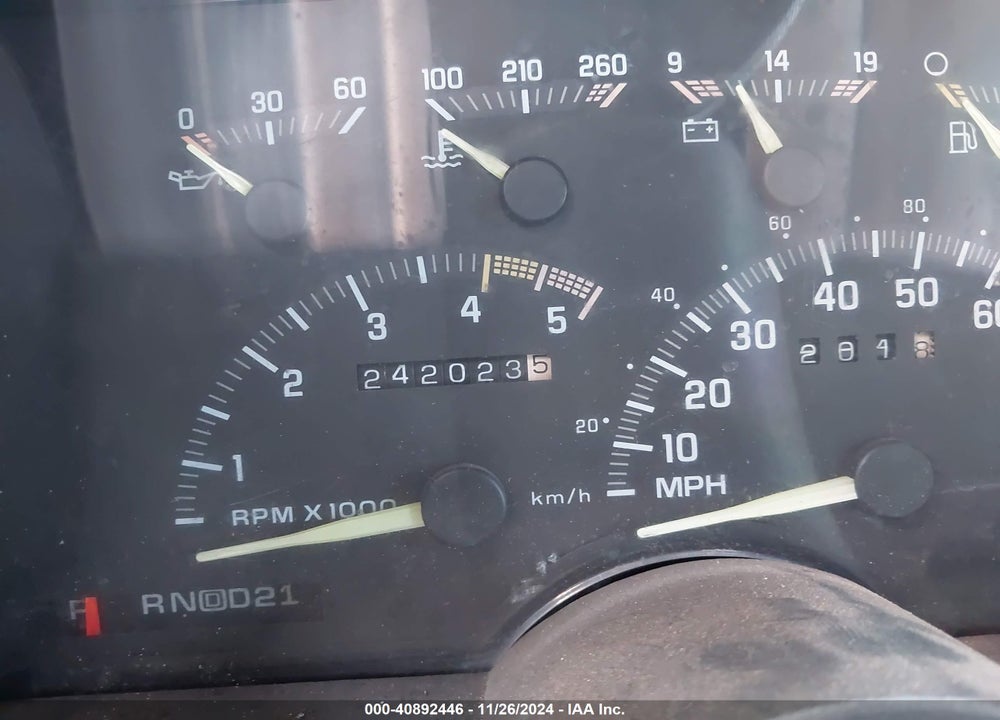 1992 CHEVROLET GMT-400 C1500 VIN: 2GCEC19K1N1220279