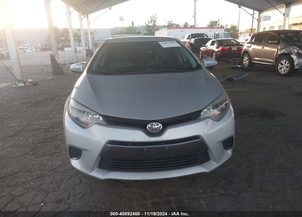 2016 TOYOTA COROLLA LE VIN: 2T1BURHEXGC605967