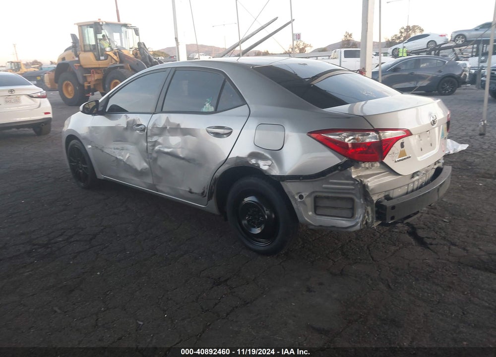 2016 TOYOTA COROLLA LE VIN: 2T1BURHEXGC605967