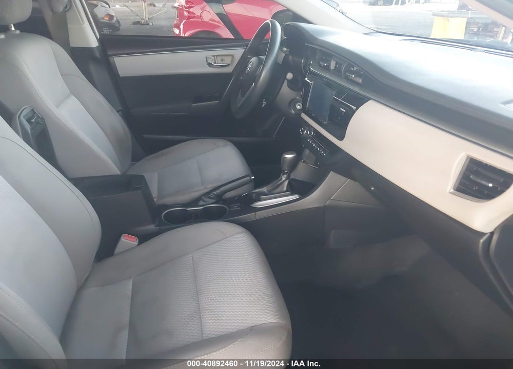 2016 TOYOTA COROLLA LE VIN: 2T1BURHEXGC605967