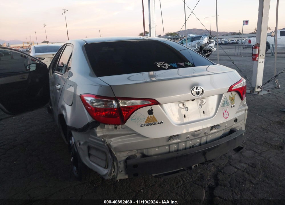2016 TOYOTA COROLLA LE VIN: 2T1BURHEXGC605967