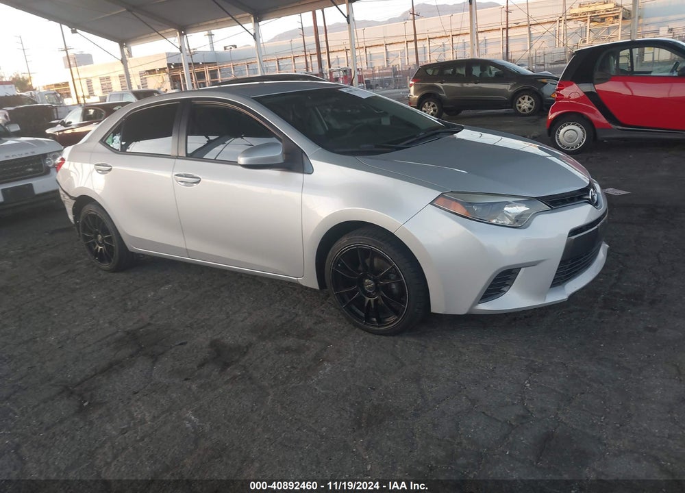 2016 TOYOTA COROLLA LE VIN: 2T1BURHEXGC605967