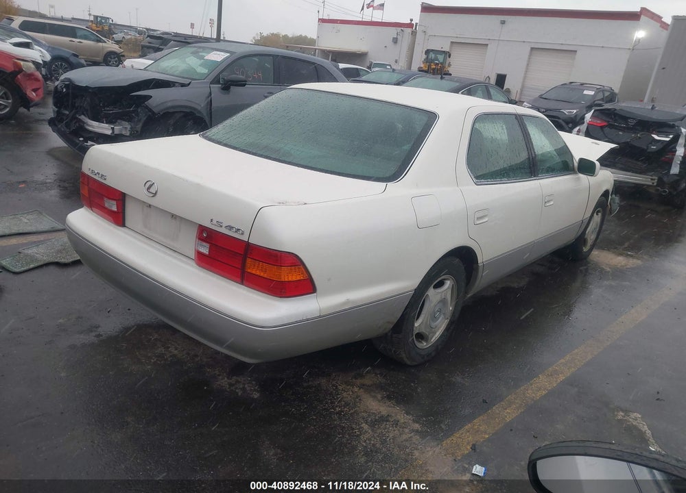 1999 LEXUS LS 400 VIN: JT8BH28F9X0157900