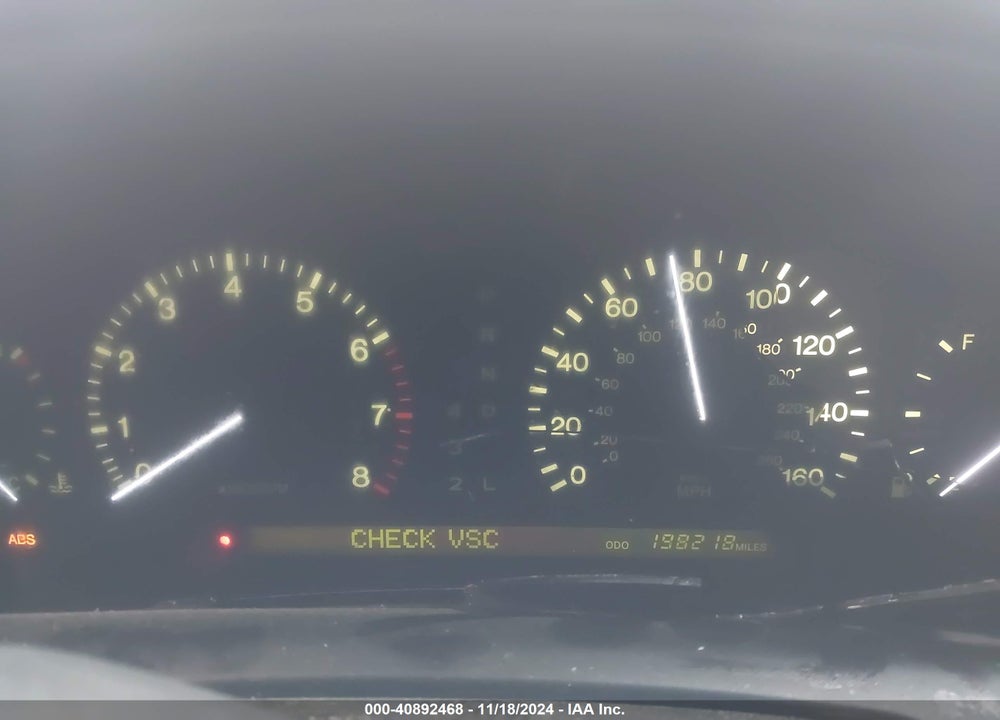 1999 LEXUS LS 400 VIN: JT8BH28F9X0157900