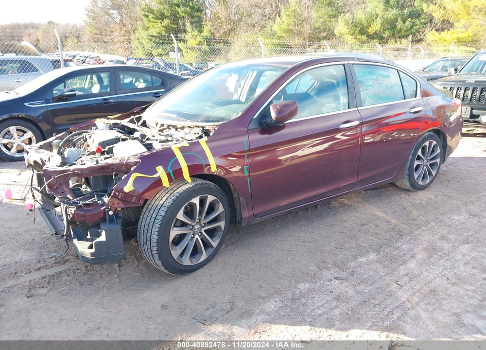 2015 HONDA ACCORD SPORT VIN: 1HGCR2F57FA045474