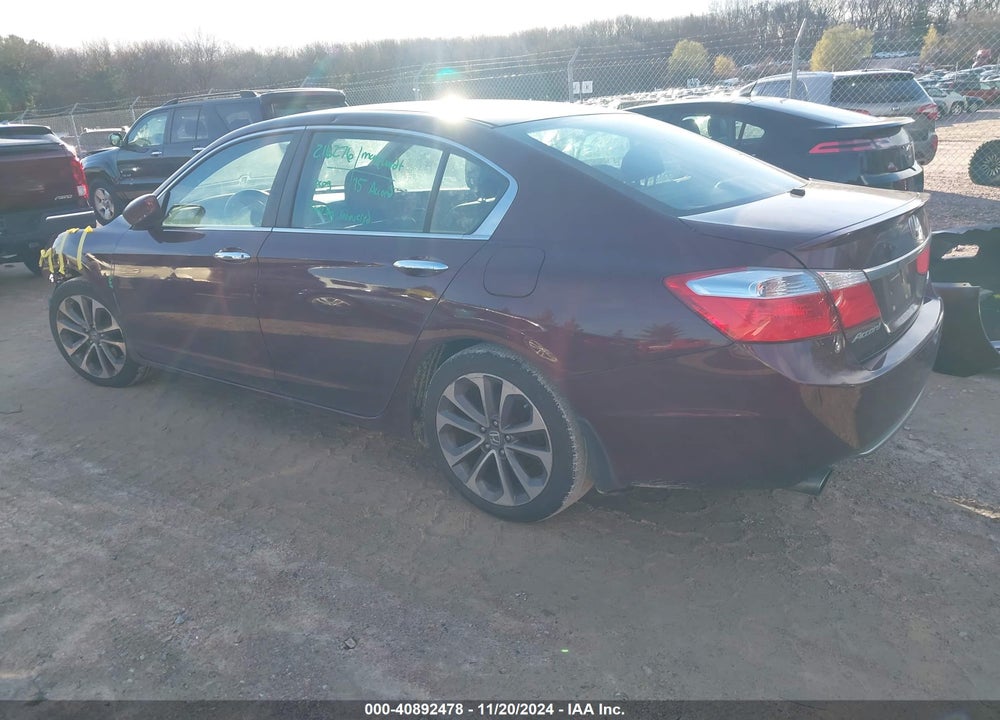 2015 HONDA ACCORD SPORT VIN: 1HGCR2F57FA045474