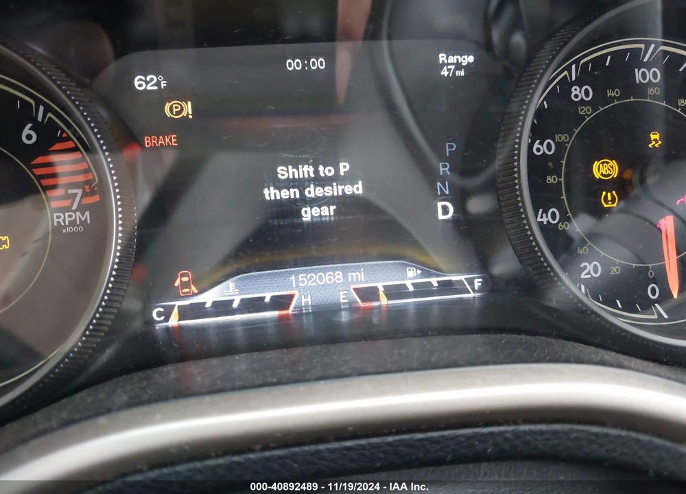 2016 JEEP CHEROKEE LIMITED VIN: 1C4PJLDB2GW229179