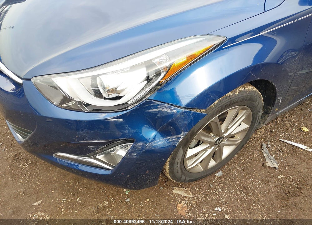 2015 HYUNDAI ELANTRA SE VIN: 5NPDH4AE1FH581371