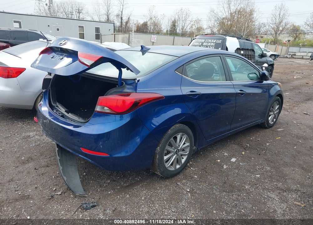 2015 HYUNDAI ELANTRA SE VIN: 5NPDH4AE1FH581371