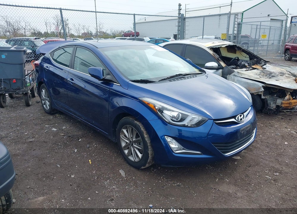 2015 HYUNDAI ELANTRA SE VIN: 5NPDH4AE1FH581371