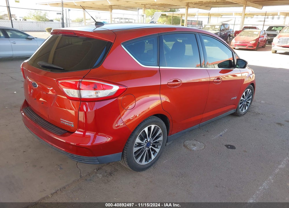 2018 FORD C-MAX HYBRID TITANIUM VIN: 1FADP5DU5JL104562