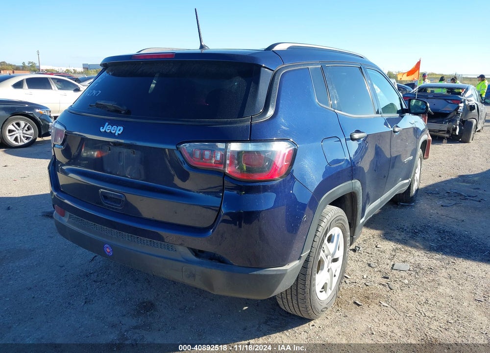 2018 JEEP COMPASS SPORT FWD VIN: 3C4NJCAB0JT286487