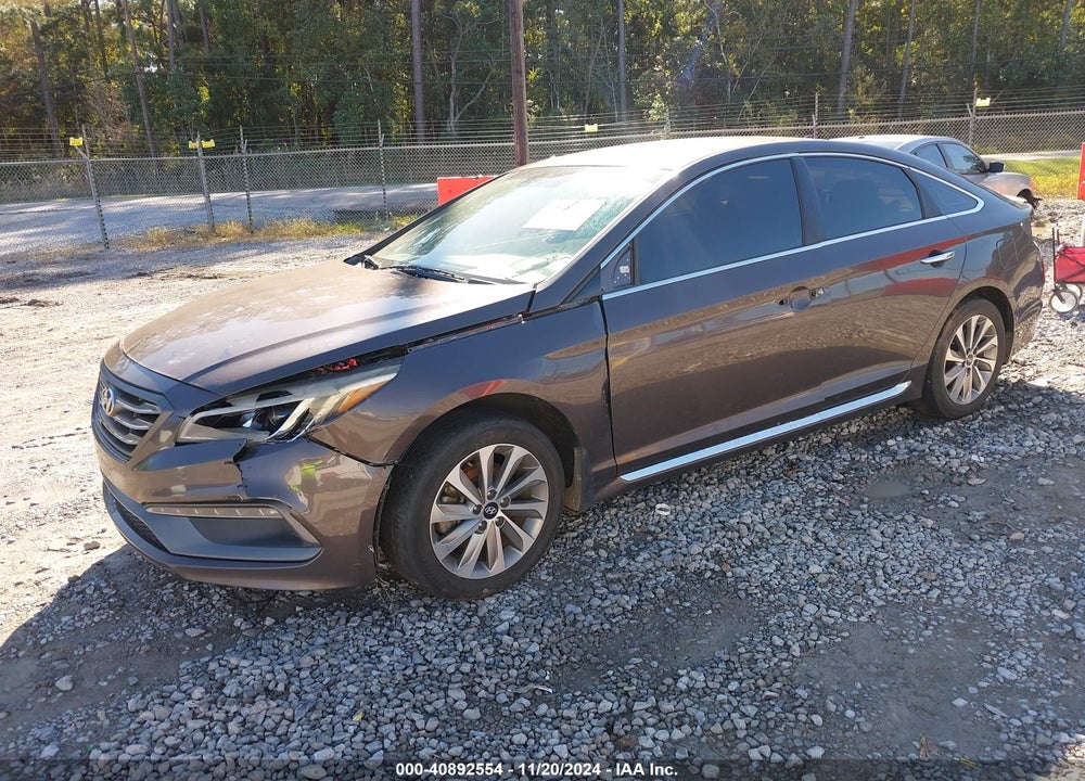 2015 HYUNDAI SONATA SPORT VIN: 5NPE34AF7FH186901
