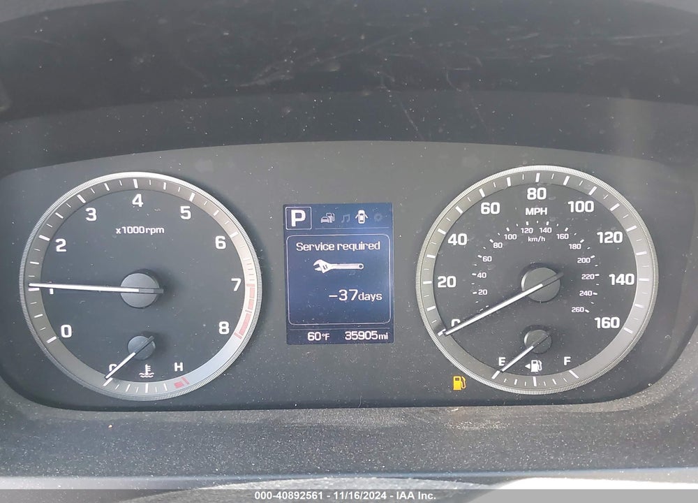 2016 HYUNDAI SONATA SE VIN: 5NPE24AFXGH322975