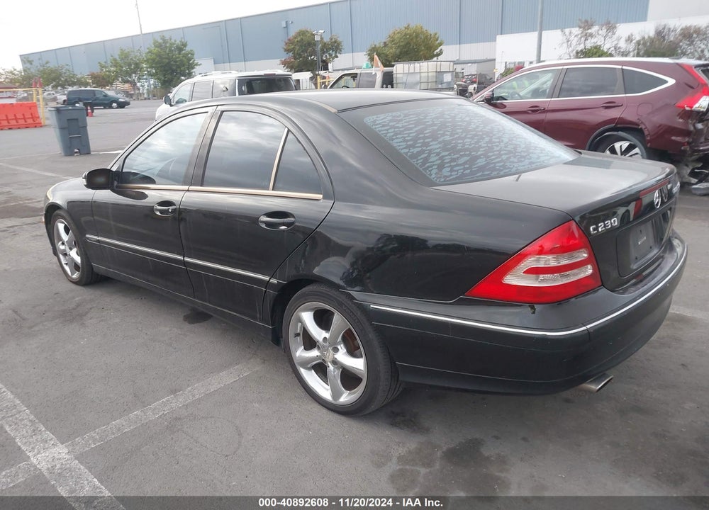 2004 MERCEDES-BENZ C 230 KOMPRESSOR SPORT/SPORT VIN: WDBRF40J04A624921