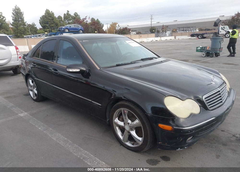 2004 MERCEDES-BENZ C 230 KOMPRESSOR SPORT/SPORT VIN: WDBRF40J04A624921