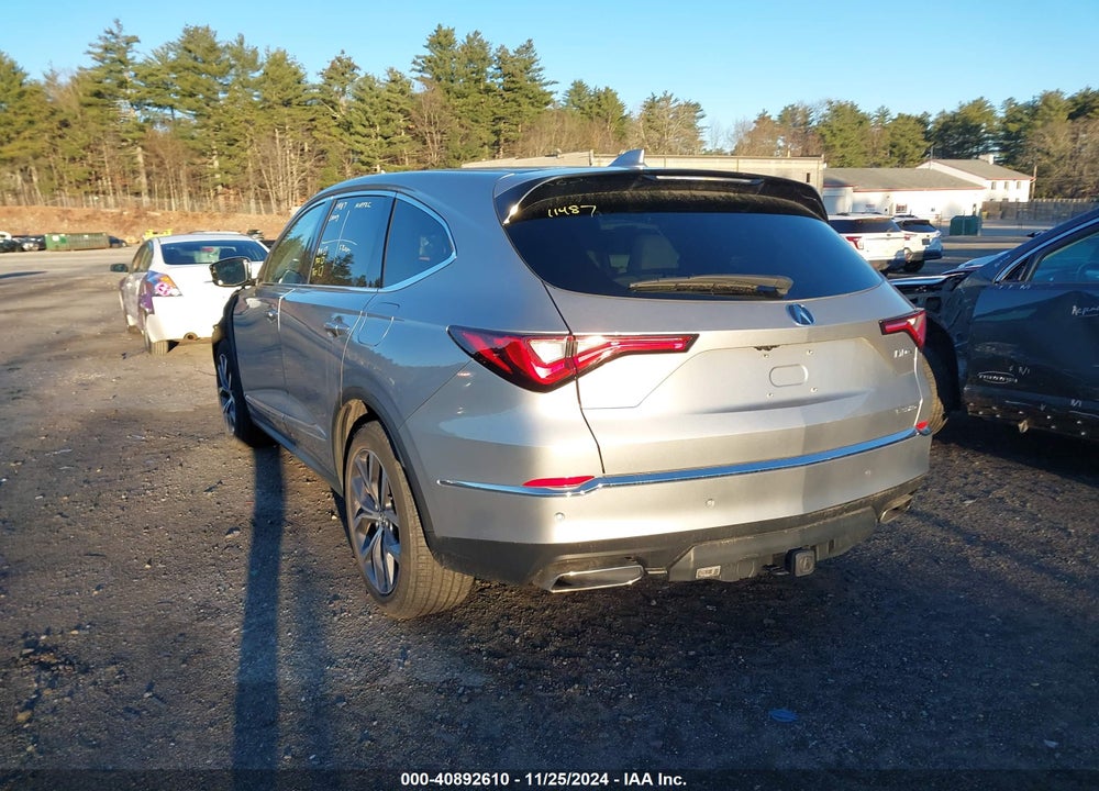 2023 ACURA MDX TECHNOLOGY PACKAGE VIN: 5J8YE1H4XPL015424