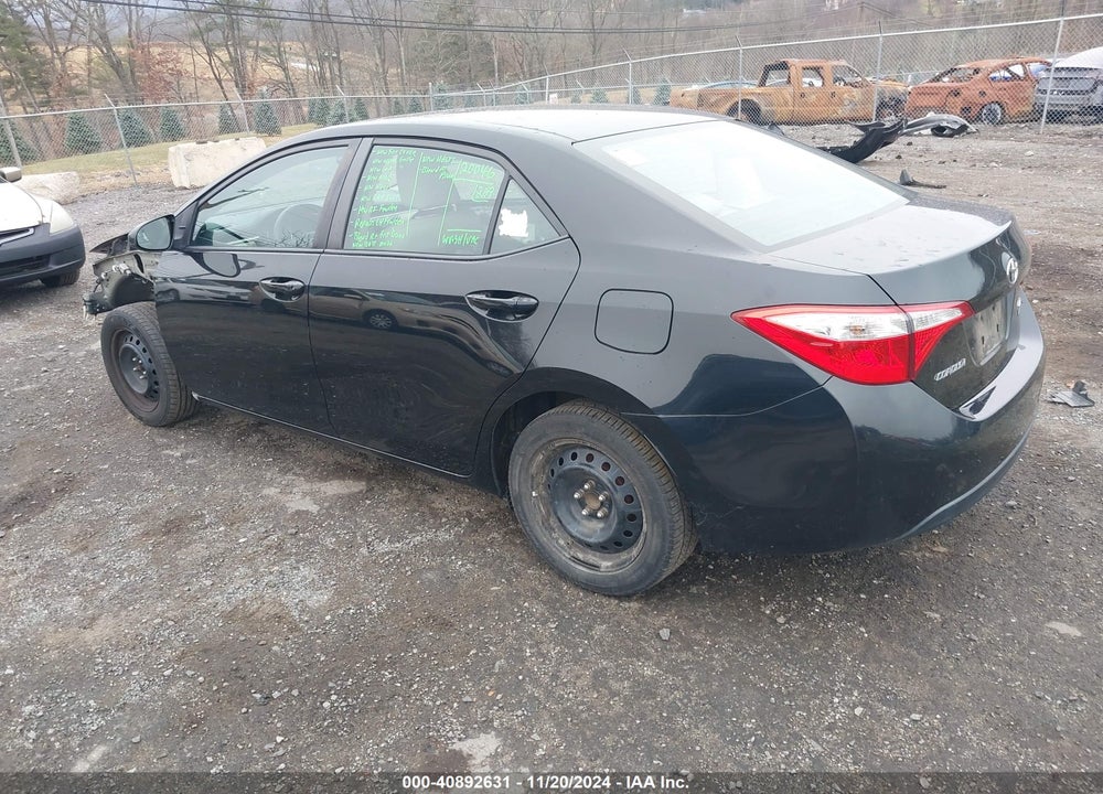 2015 TOYOTA COROLLA LE VIN: 2T1BURHE6FC456391