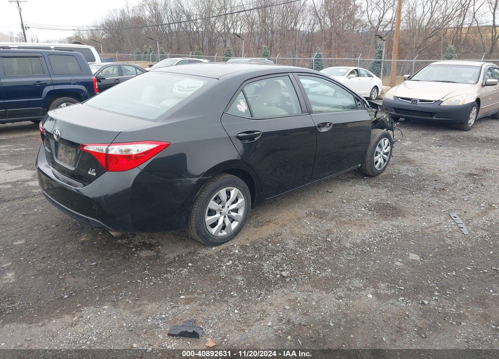 2015 TOYOTA COROLLA LE VIN: 2T1BURHE6FC456391