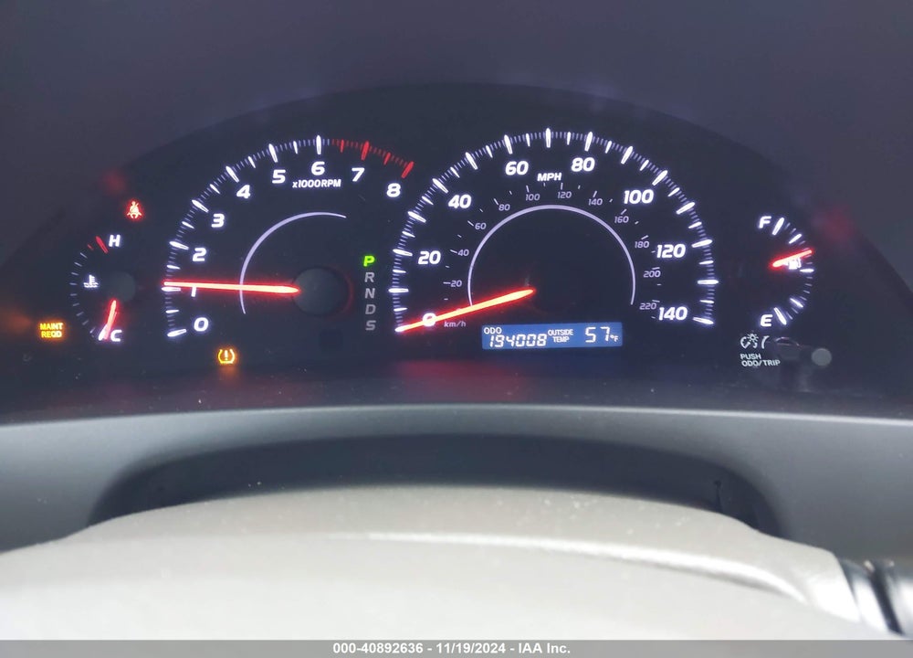 2010 TOYOTA CAMRY LE VIN: 4T1BF3EK7AU540311