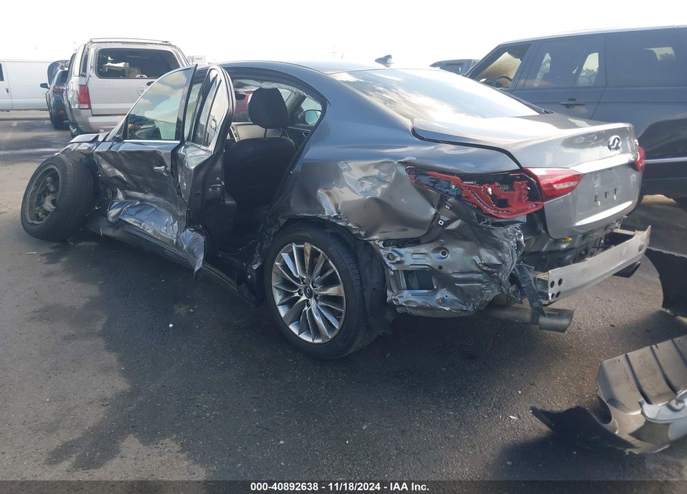 2018 INFINITI Q50 3.0T LUXE VIN: JN1EV7AP3JM362607