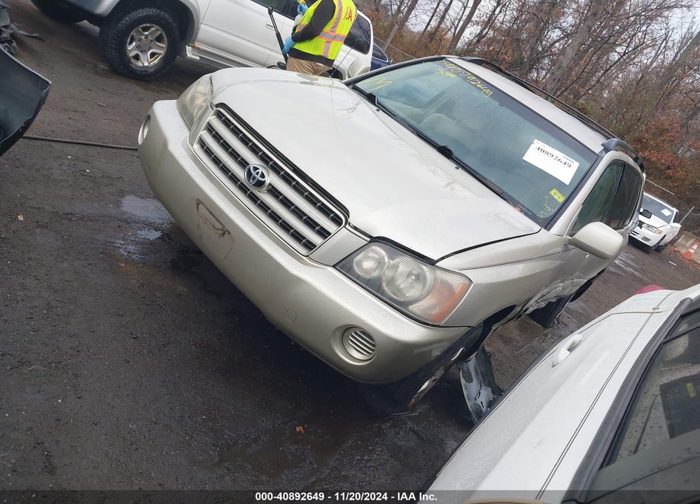 2002 TOYOTA HIGHLANDER V6 VIN: JTEHF21A820052527