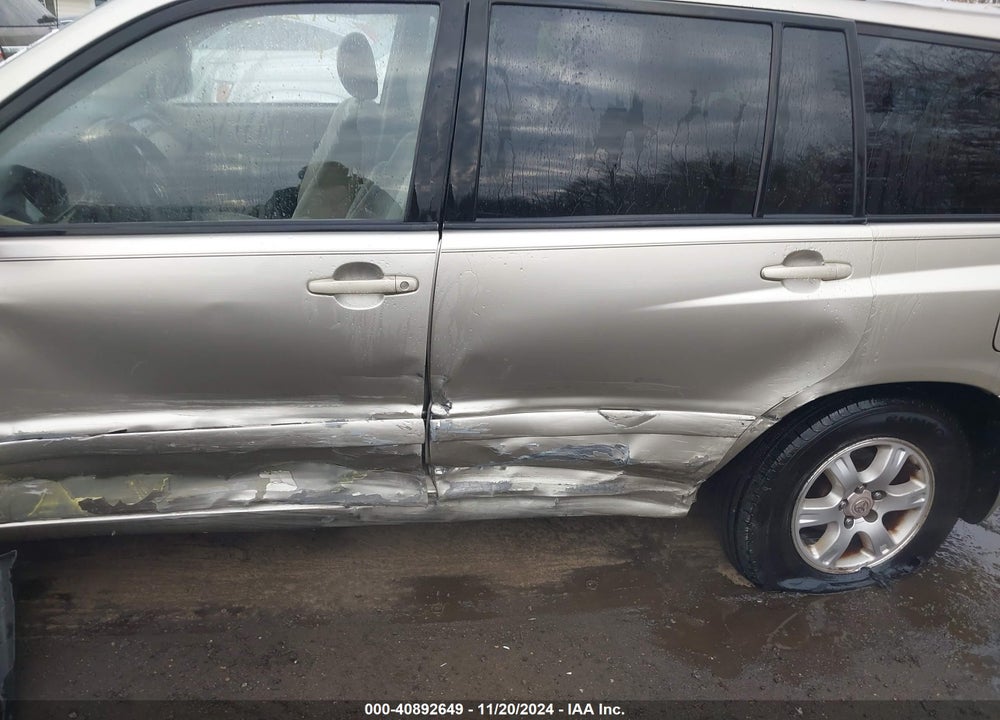 2002 TOYOTA HIGHLANDER V6 VIN: JTEHF21A820052527