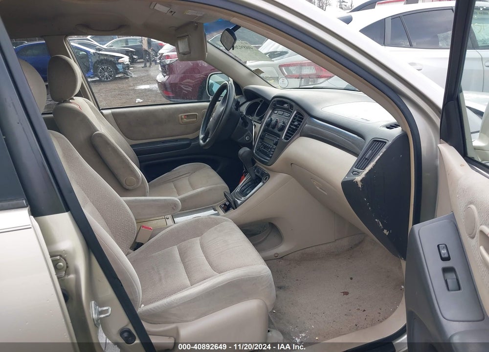 2002 TOYOTA HIGHLANDER V6 VIN: JTEHF21A820052527