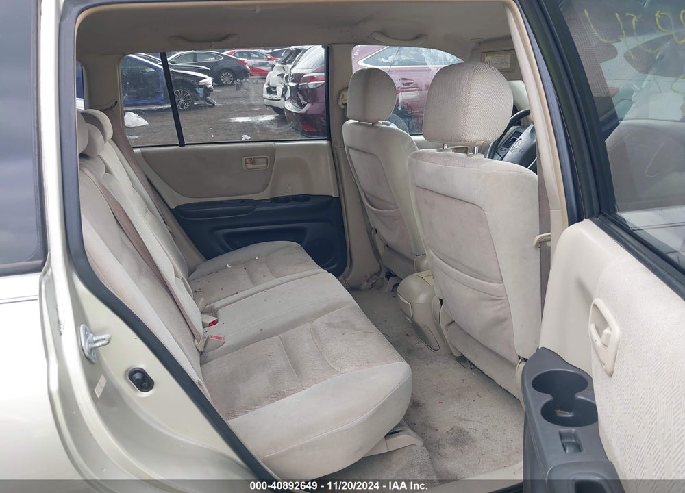 2002 TOYOTA HIGHLANDER V6 VIN: JTEHF21A820052527