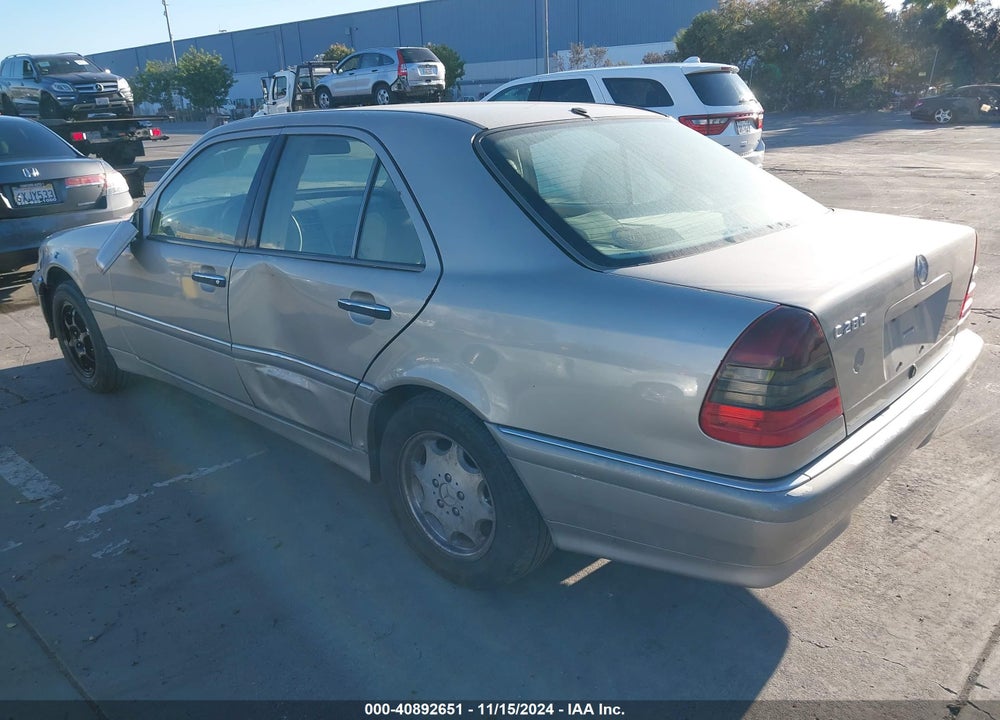 1999 MERCEDES-BENZ C 280 VIN: WDBHA29G5XA742781