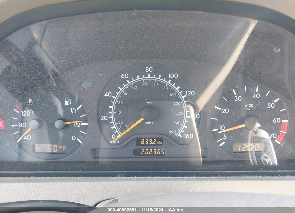 1999 MERCEDES-BENZ C 280 VIN: WDBHA29G5XA742781