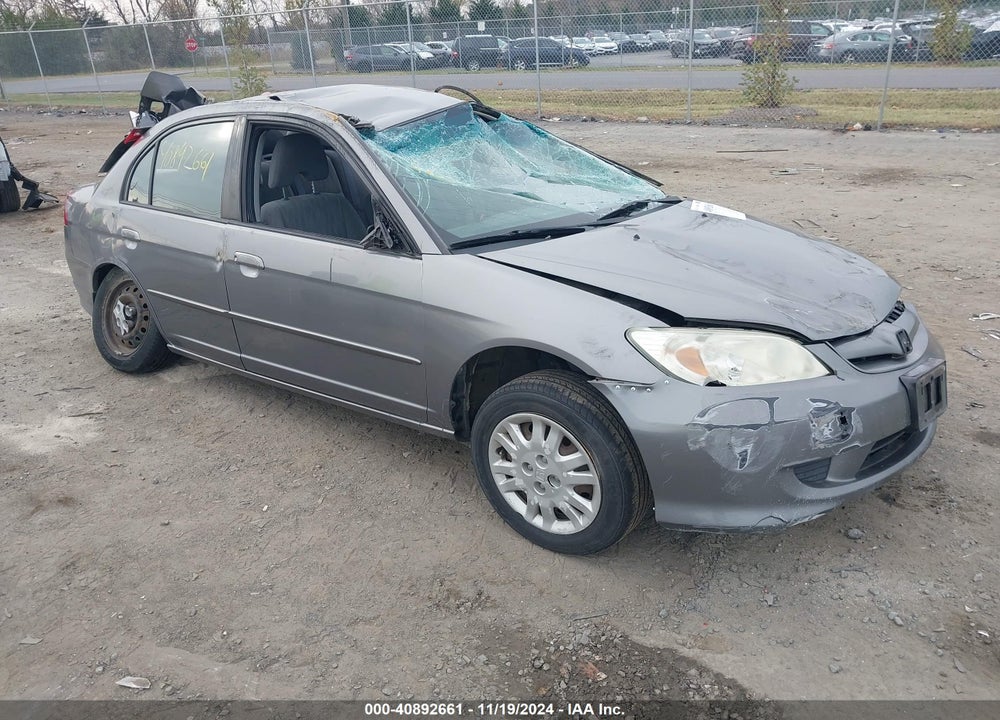 2004 HONDA CIVIC LX VIN: 1HGES165X4L021968