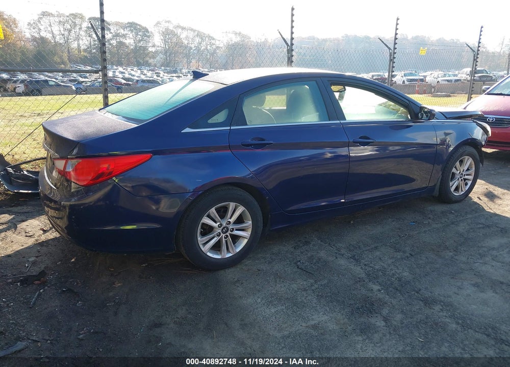 2013 HYUNDAI SONATA GLS VIN: 5NPEB4AC8DH509374