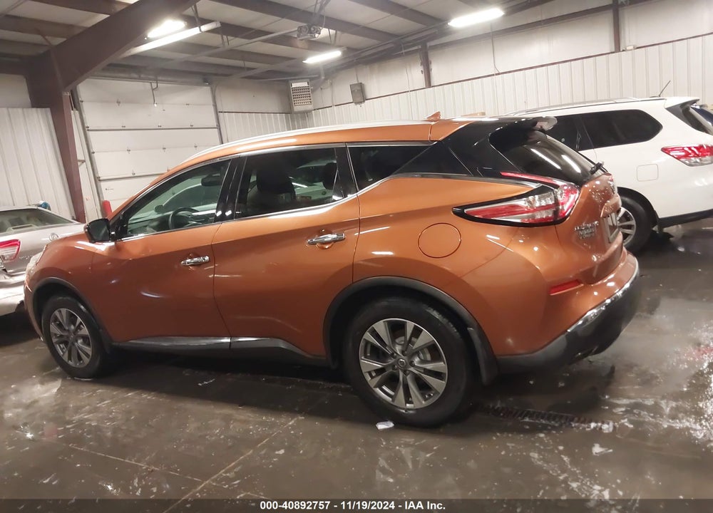 2015 NISSAN MURANO SL VIN: 5N1AZ2MH6FN286210