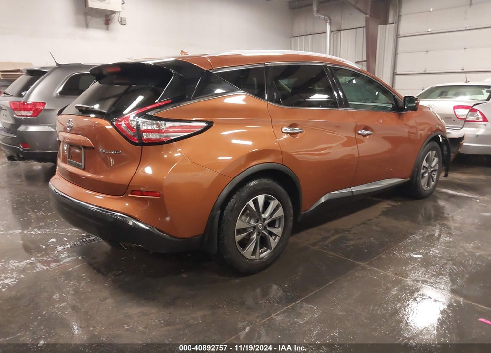 2015 NISSAN MURANO SL VIN: 5N1AZ2MH6FN286210