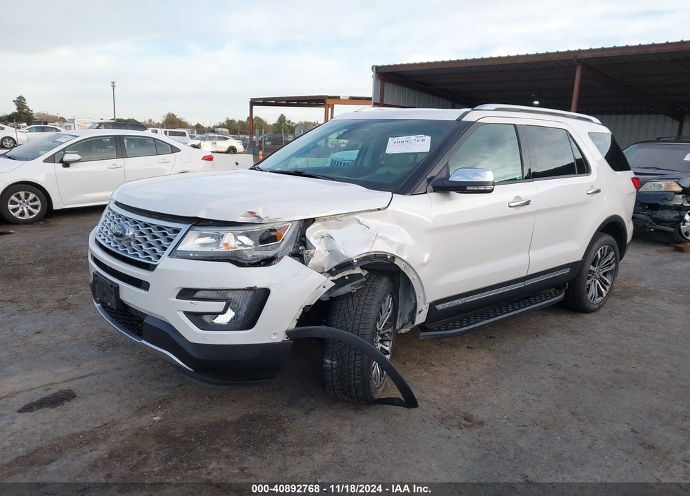 2016 FORD EXPLORER PLATINUM VIN: 1FM5K8HT8GGB26987