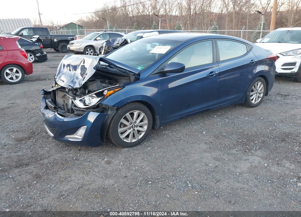 2016 HYUNDAI ELANTRA SE VIN: 5NPDH4AE8GH655094